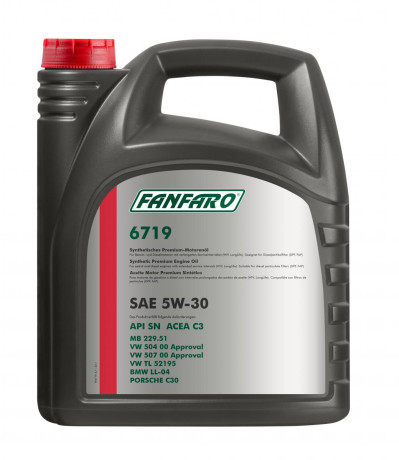 FANFARO 6719 VAG 5W-30 синтетическое моторное масло